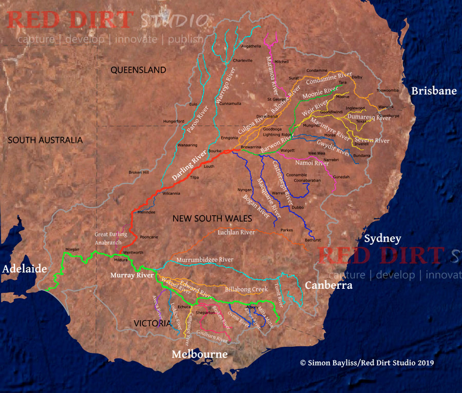 Darling River Map